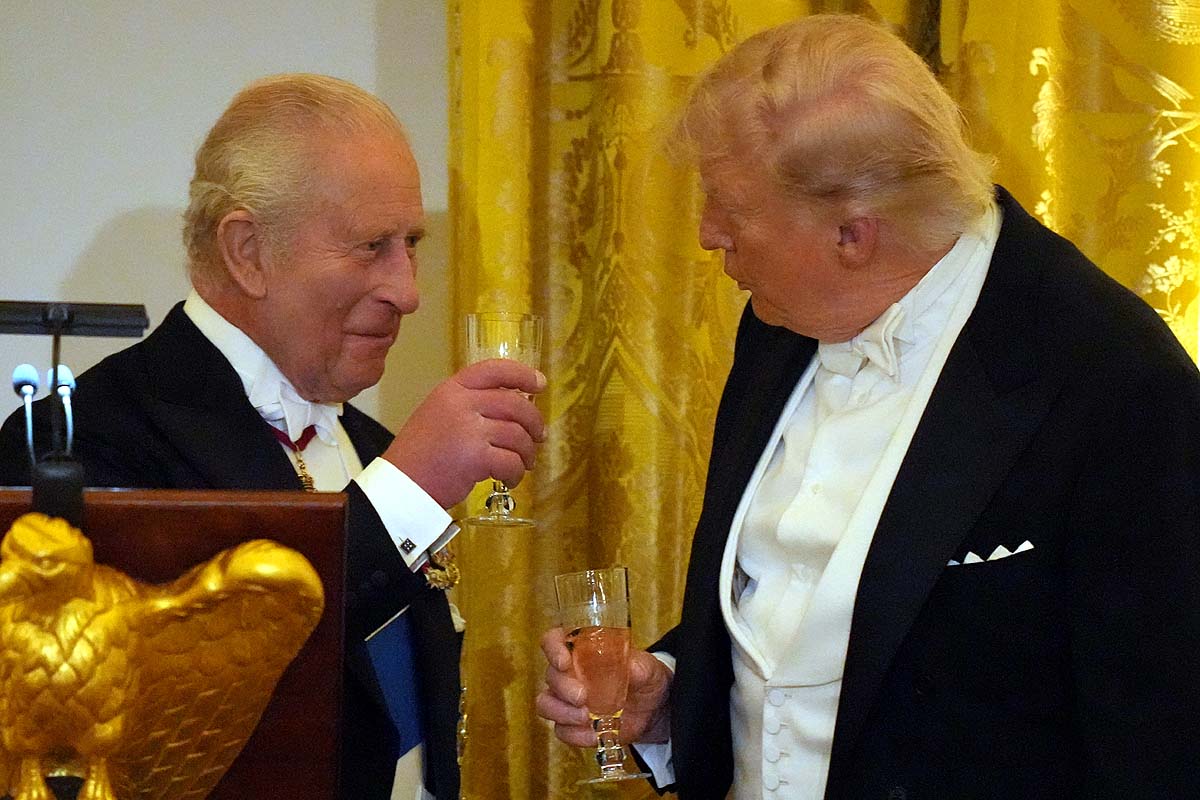 Donald Trump King Charles meeting
