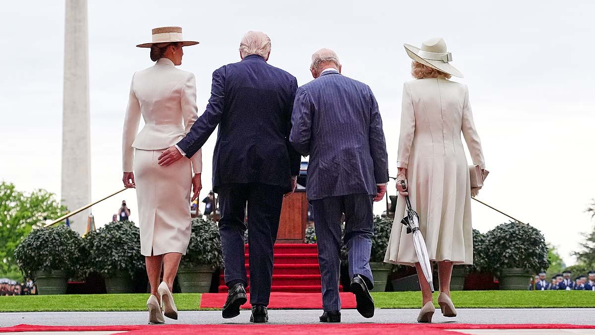 Donald Trump King Charles meeting