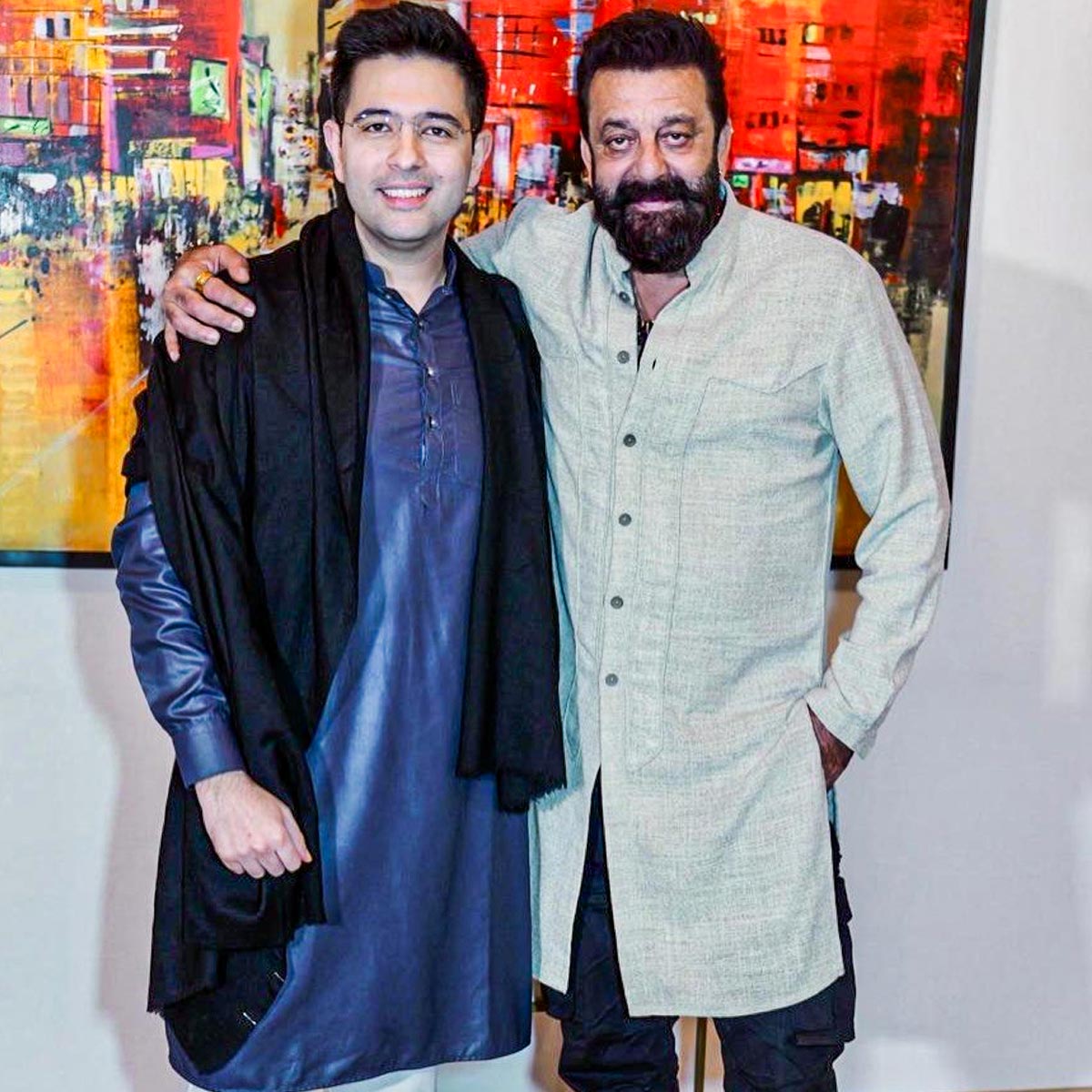 संजय दत्त से मिले राघव चड्ढा