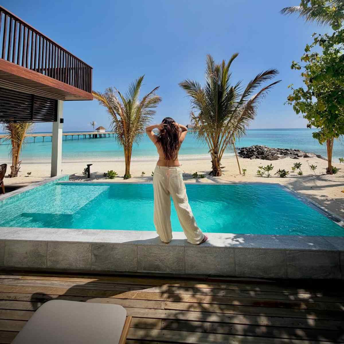 Rubina Dilaik Maldives