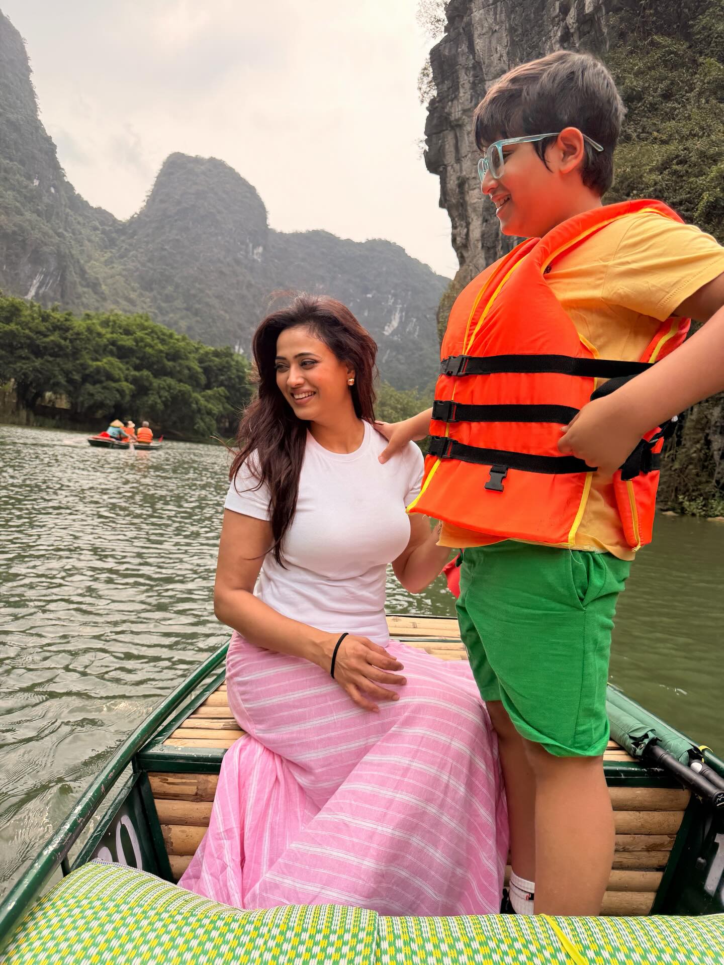 Shweta Tiwari with son