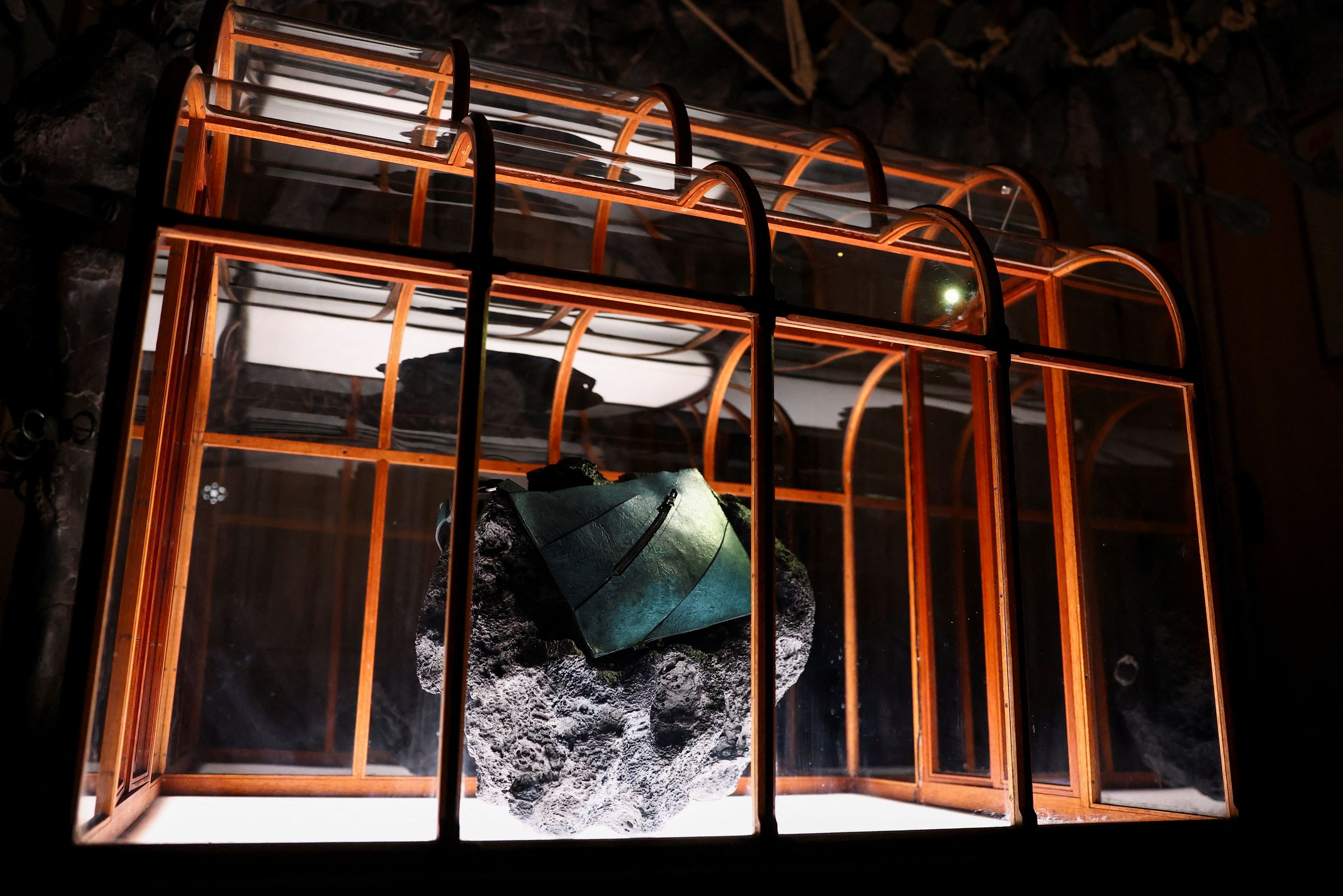 t rex leather handbag