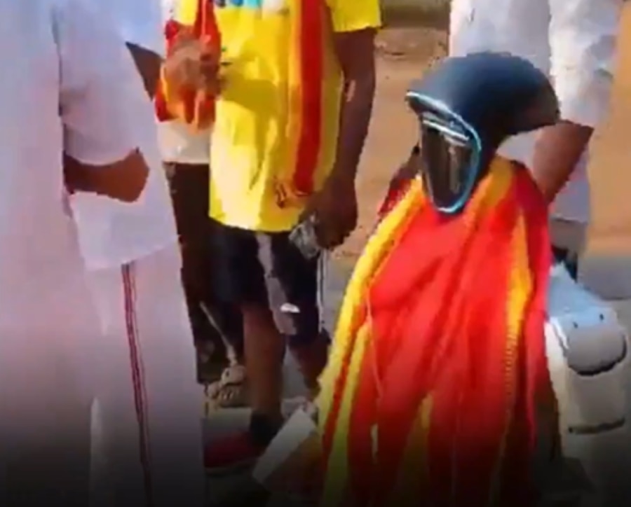 TVK Vijay campaign robot