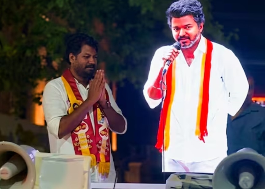 TVK Vijay campaign robot