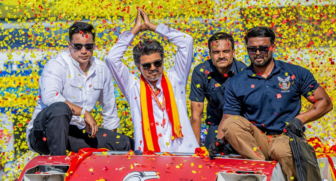 TVK Vijay campaign robot