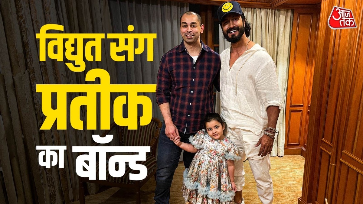 Vidyut Jammwal with Prateek Yadav family