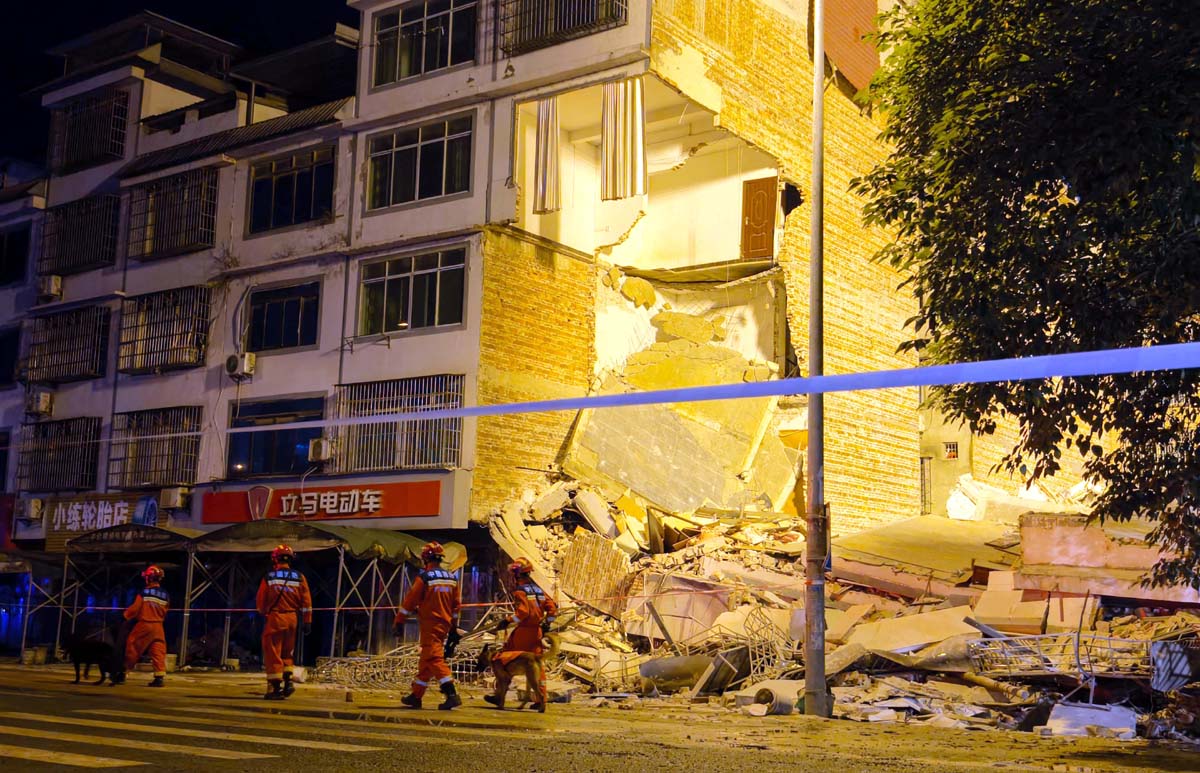  China Floods Earthquake 
