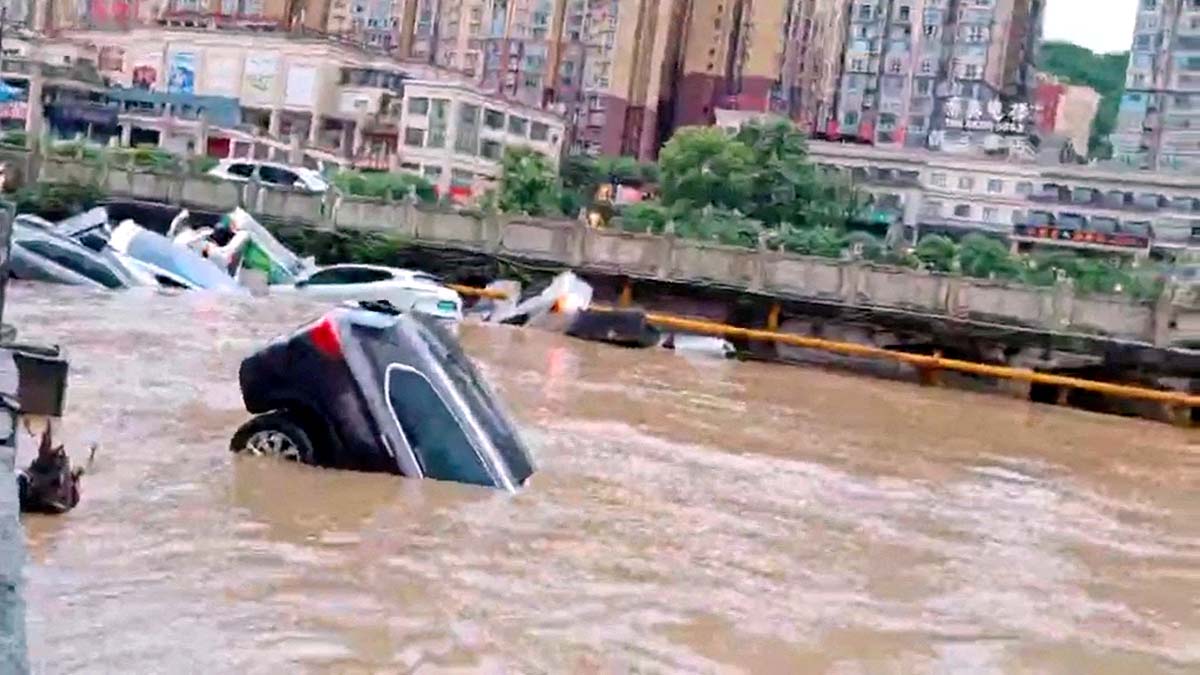  China Floods Earthquake 