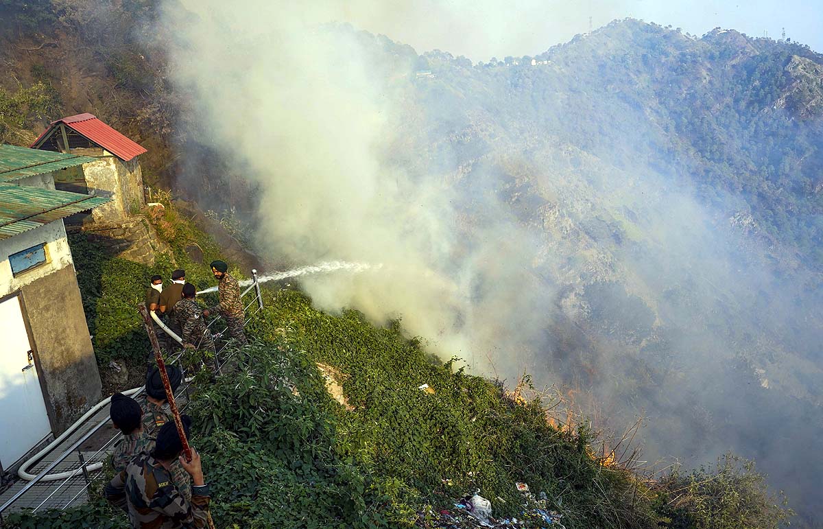 Himalayan wildfires