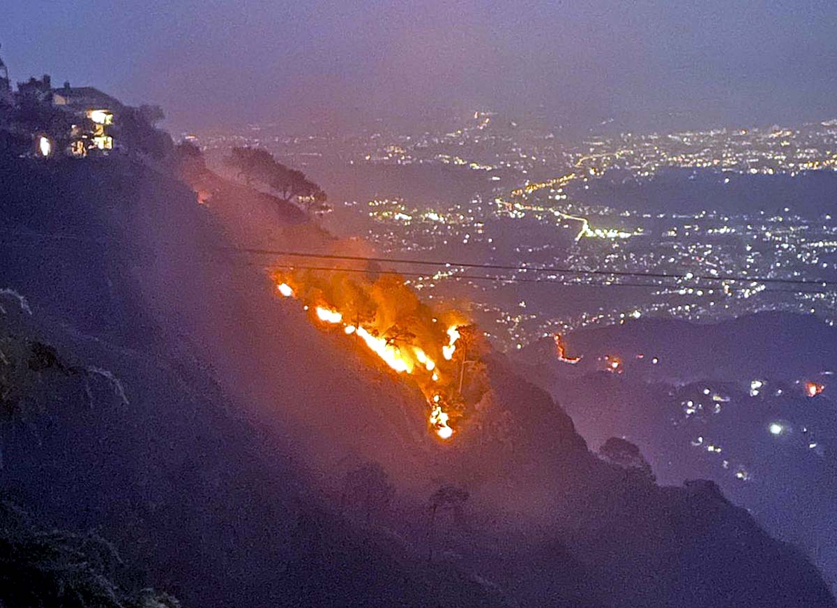 Himalayan wildfires