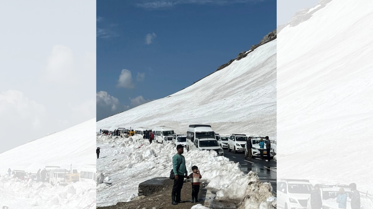 Manali Rohtang snowfall