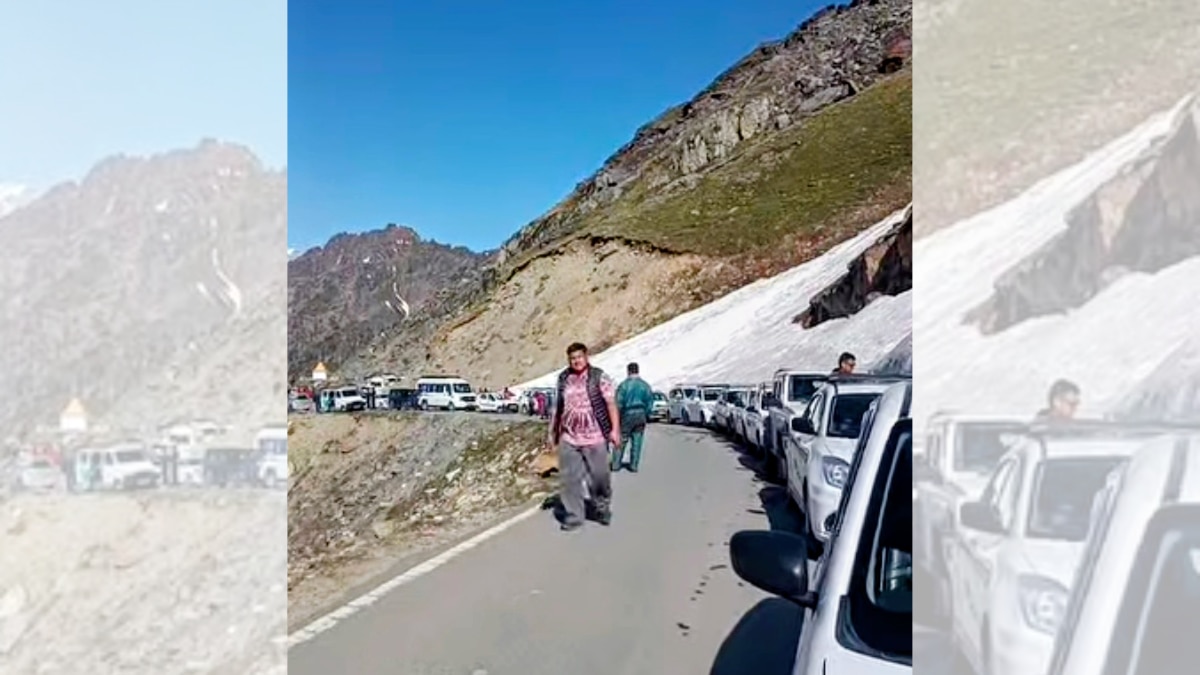 Manali Rohtang snowfall