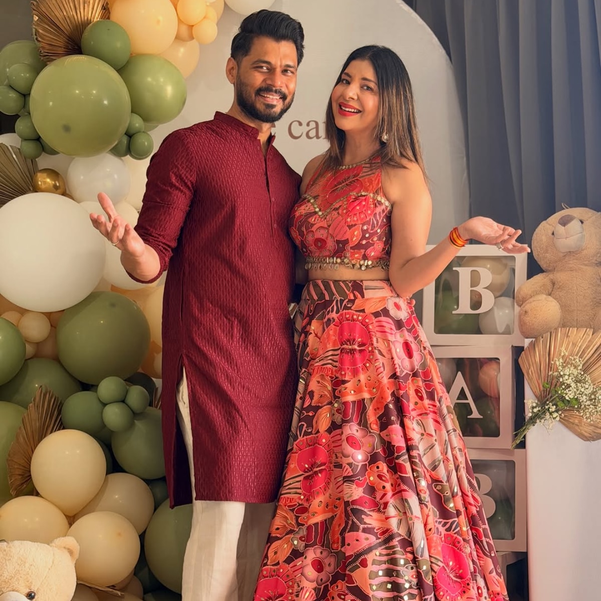 Sambhavna Seth baby shower