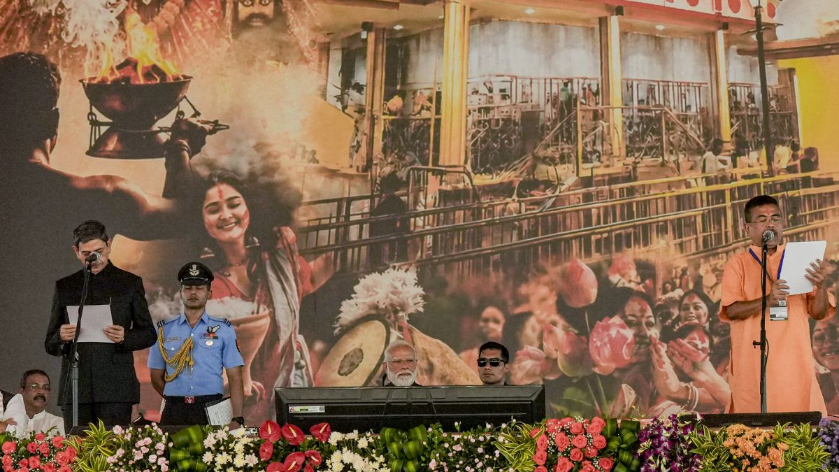 suvendu adhikari takes oath as west bengal chief minister