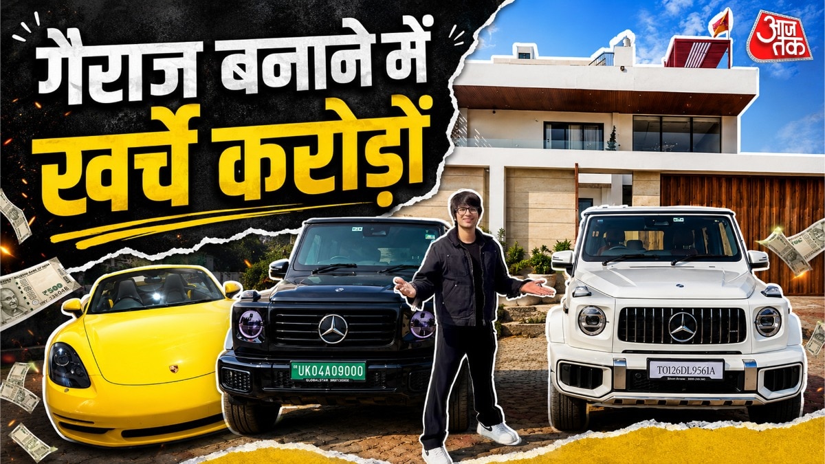 Youtuber Sourav Joshi lavish garage