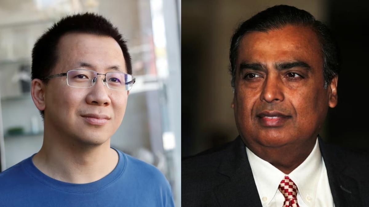 Zhang Yiming Vs Mukesh Ambani