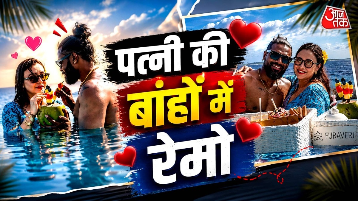 choreographer remo dsouza pool romance with wife lizelle