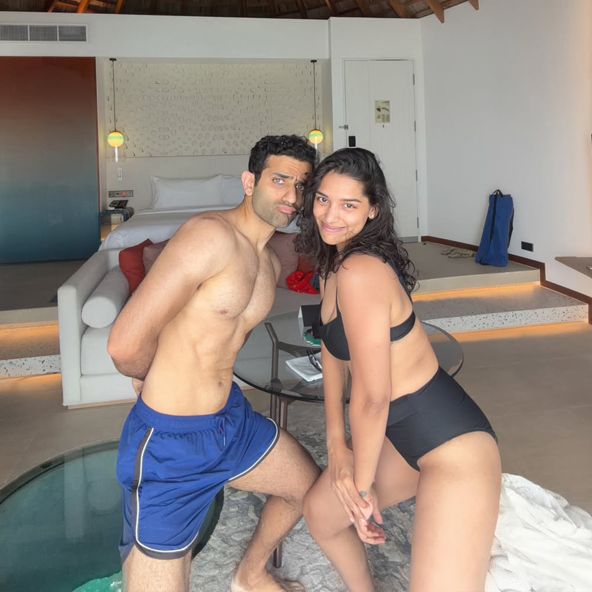 archana puran daughter in laws slayed in bikini 
