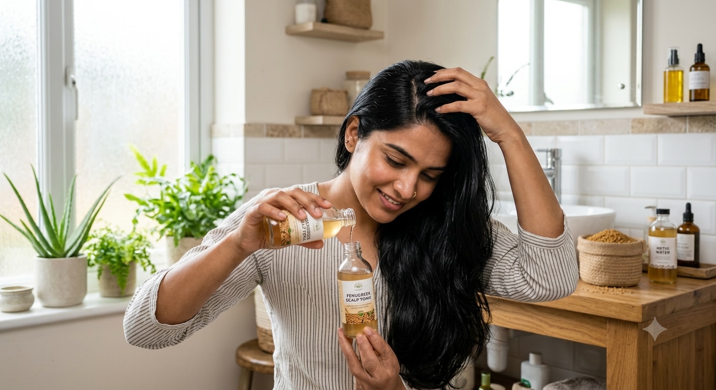 Fenugreek Water for Hair  (PHOTO:AI)