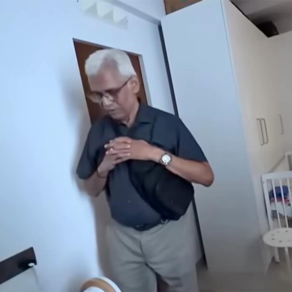 संभावना सेठ के जुड़वा बच्चों से बिछड़कर रोए दादा-दादी