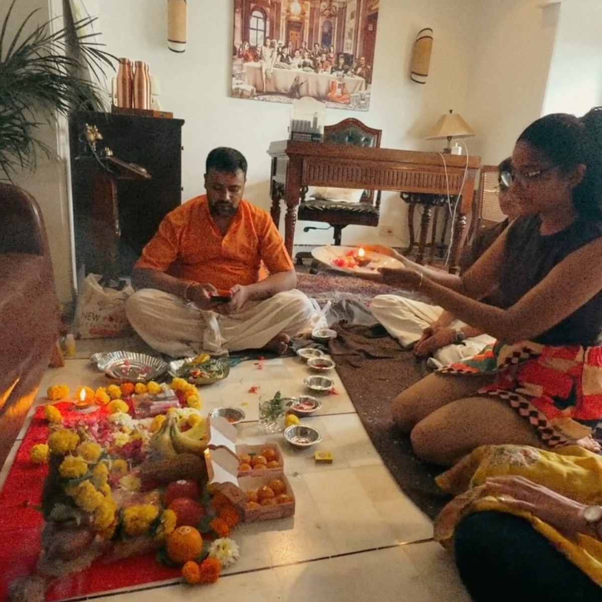 soundous moufakir performed hindu pooja