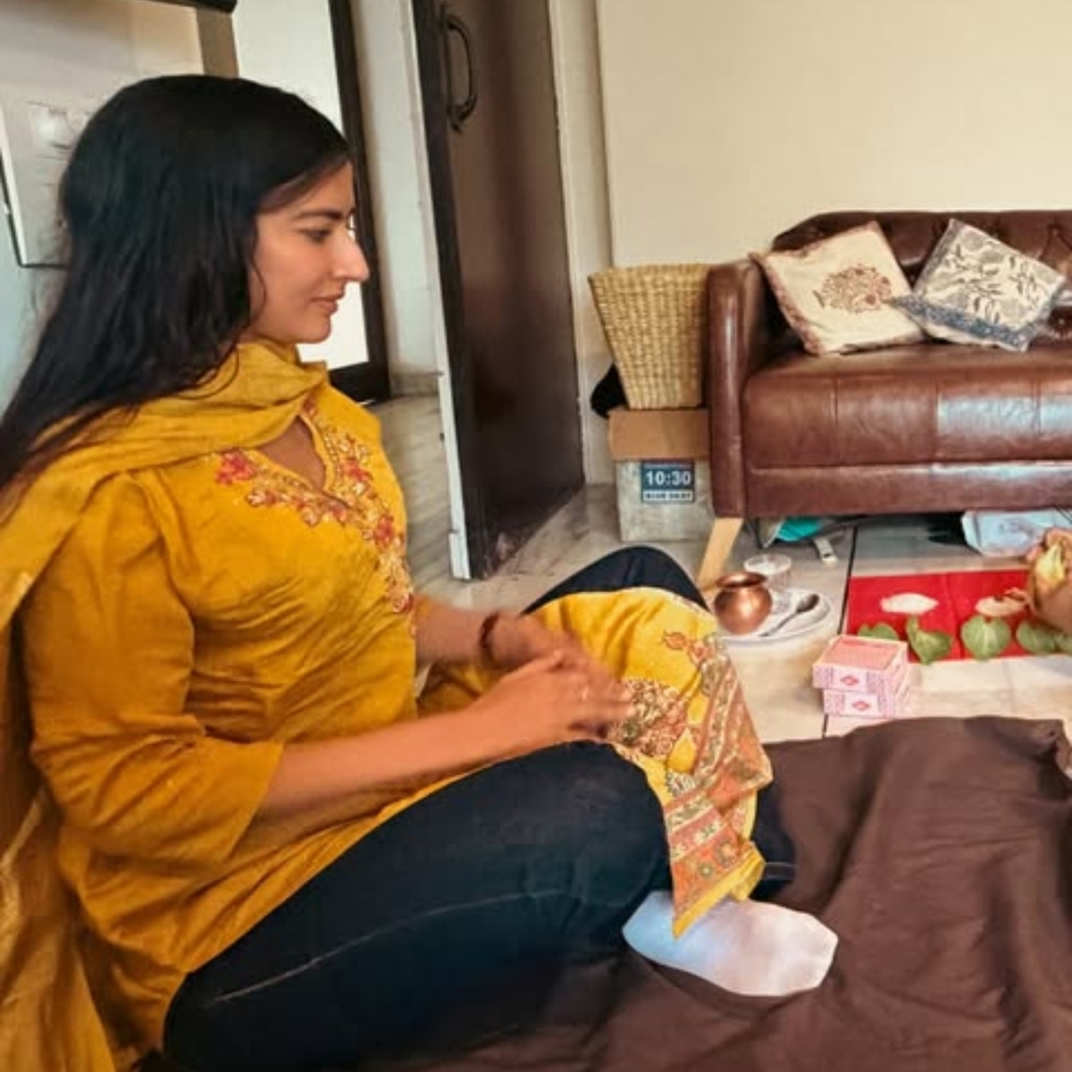 soundous moufakir performed hindu pooja