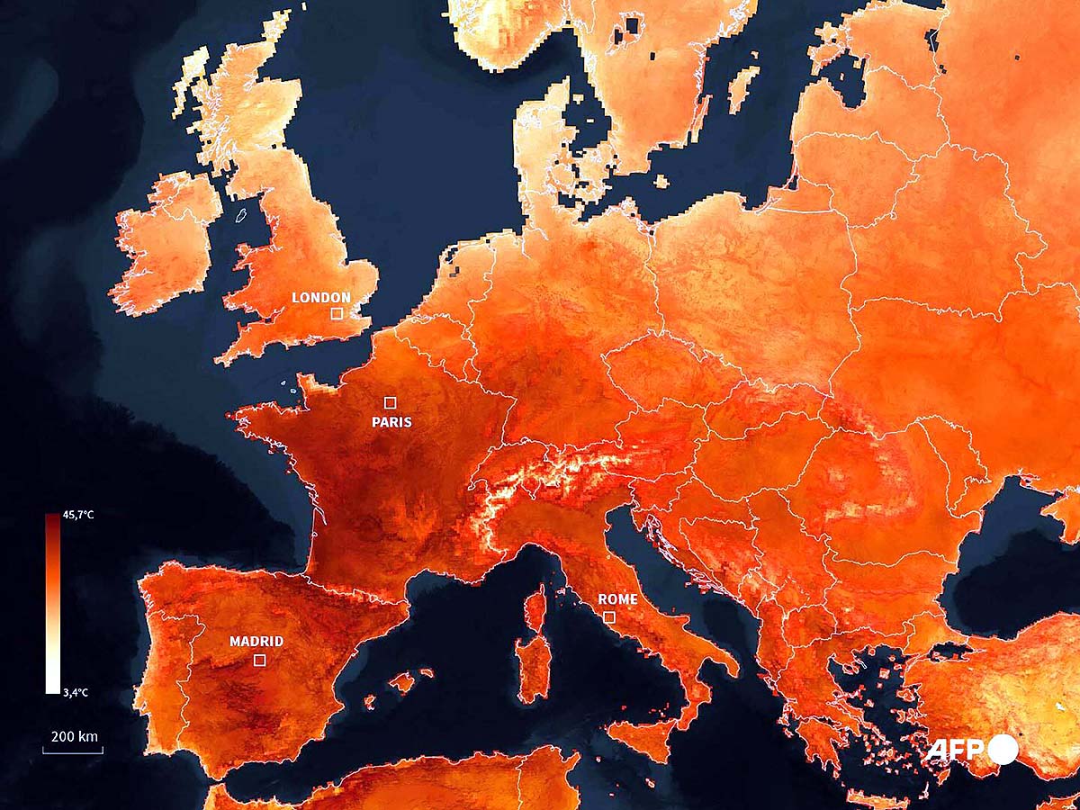 El Nino heatwave Europe America