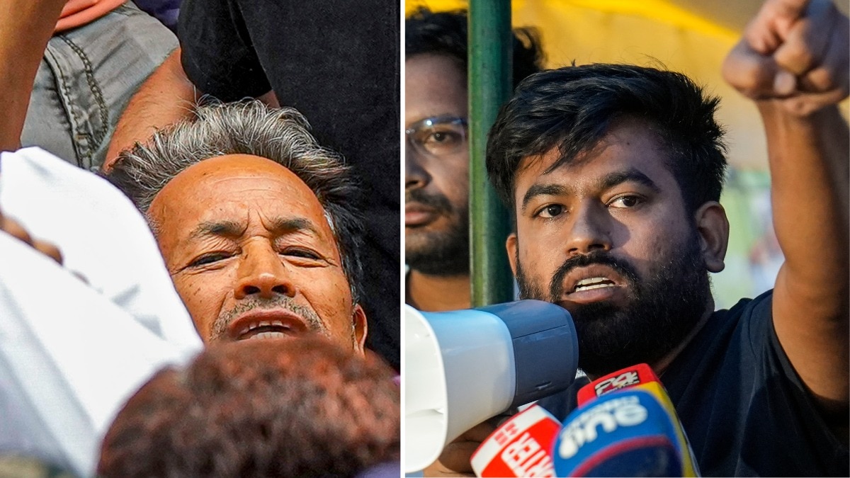 सोनम वांगचुक को शनिवार को दिल्ली पुलिस सफदरजंग अस्पताल ले गई (Photo: PTI)