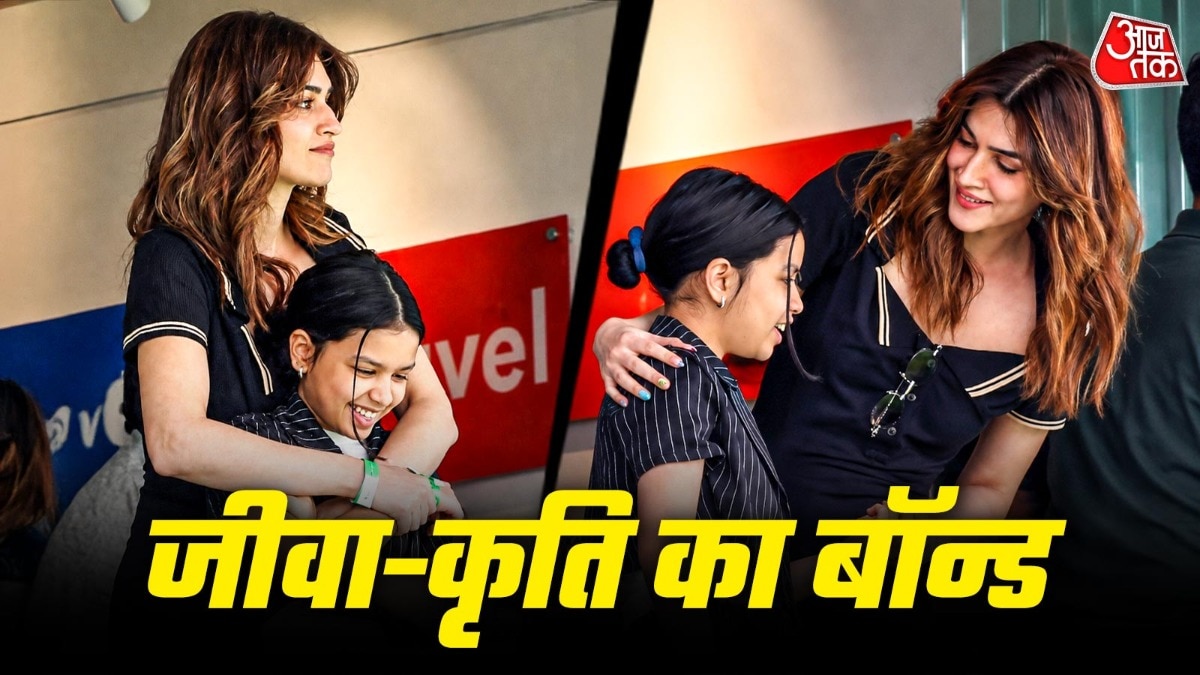 ziva bonding with kriti sanon