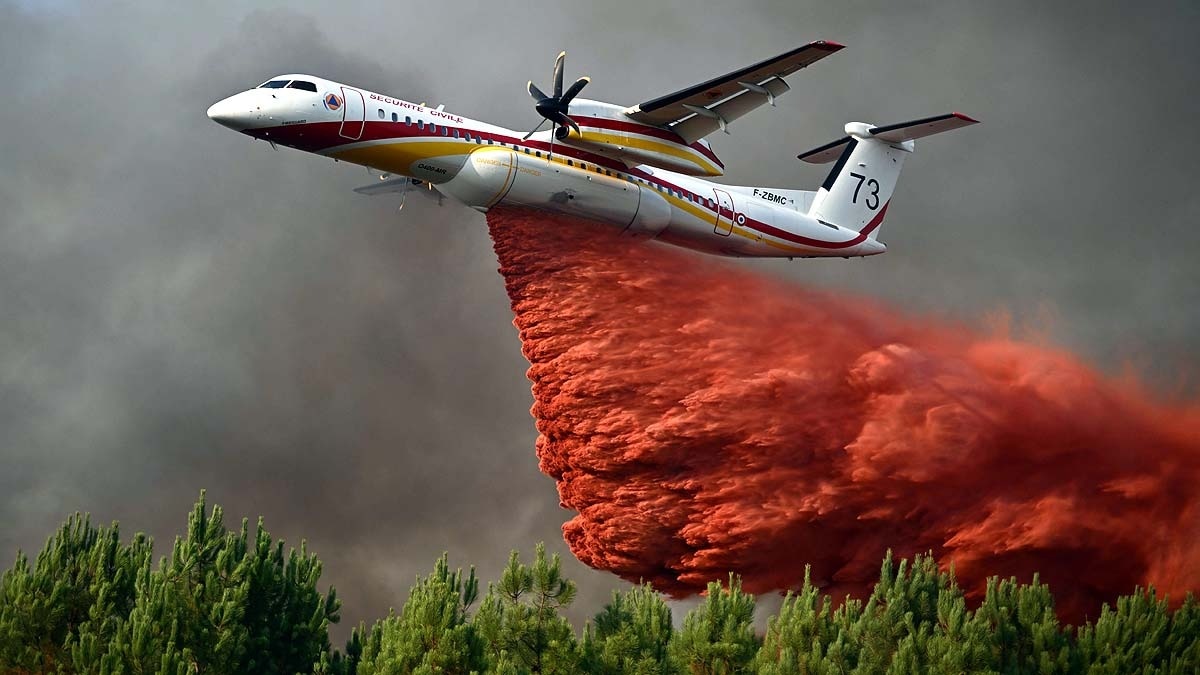 spain france wildfire
