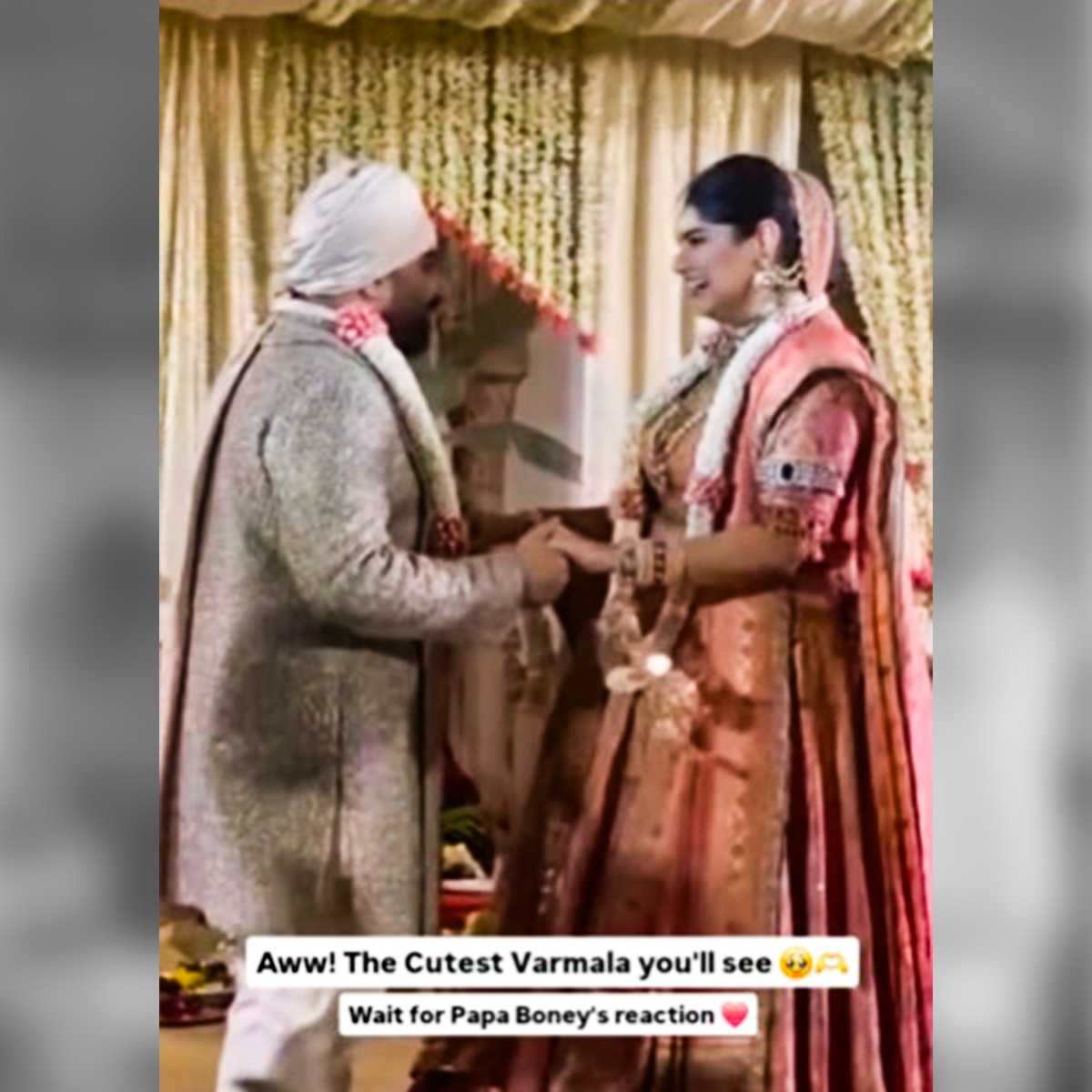 अंशुला कपूर की शादी में इमोशनल हुए बोनी कपूर, अर्जुन कपूर
