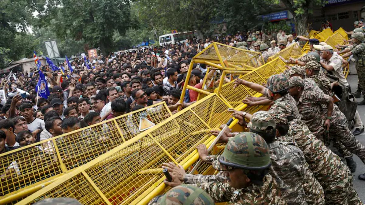 cjp neet protest iconic photos agitation