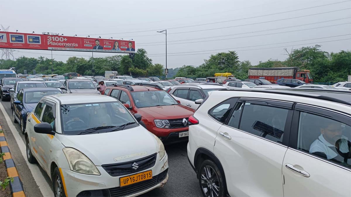 Traffic Jam in Delhi-Noida (Photo- ITG)