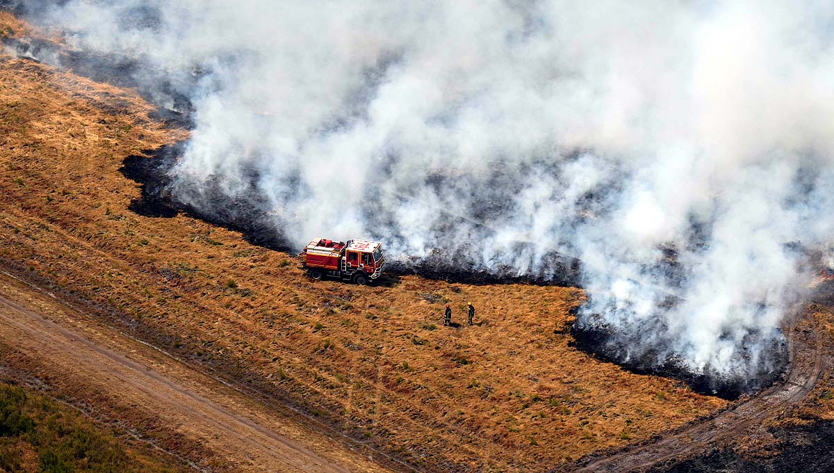 spain france wildfire