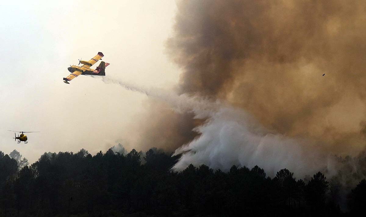 spain france wildfire