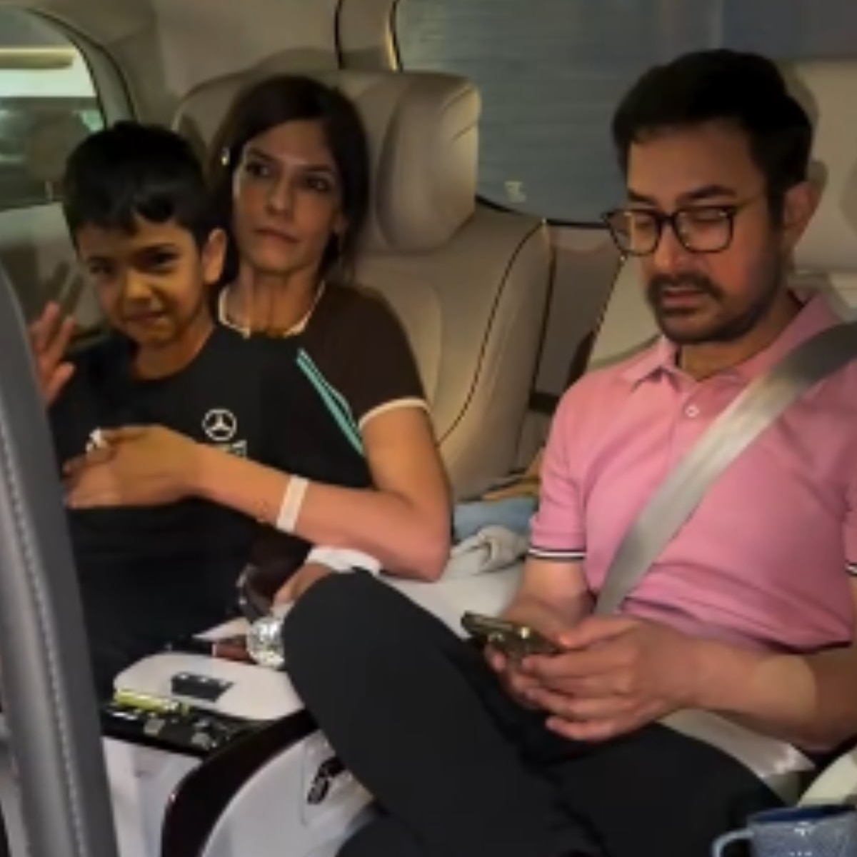 gauri spratt son quinn at aamir khan wedding