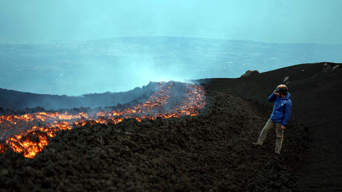 Mount Etna eruption