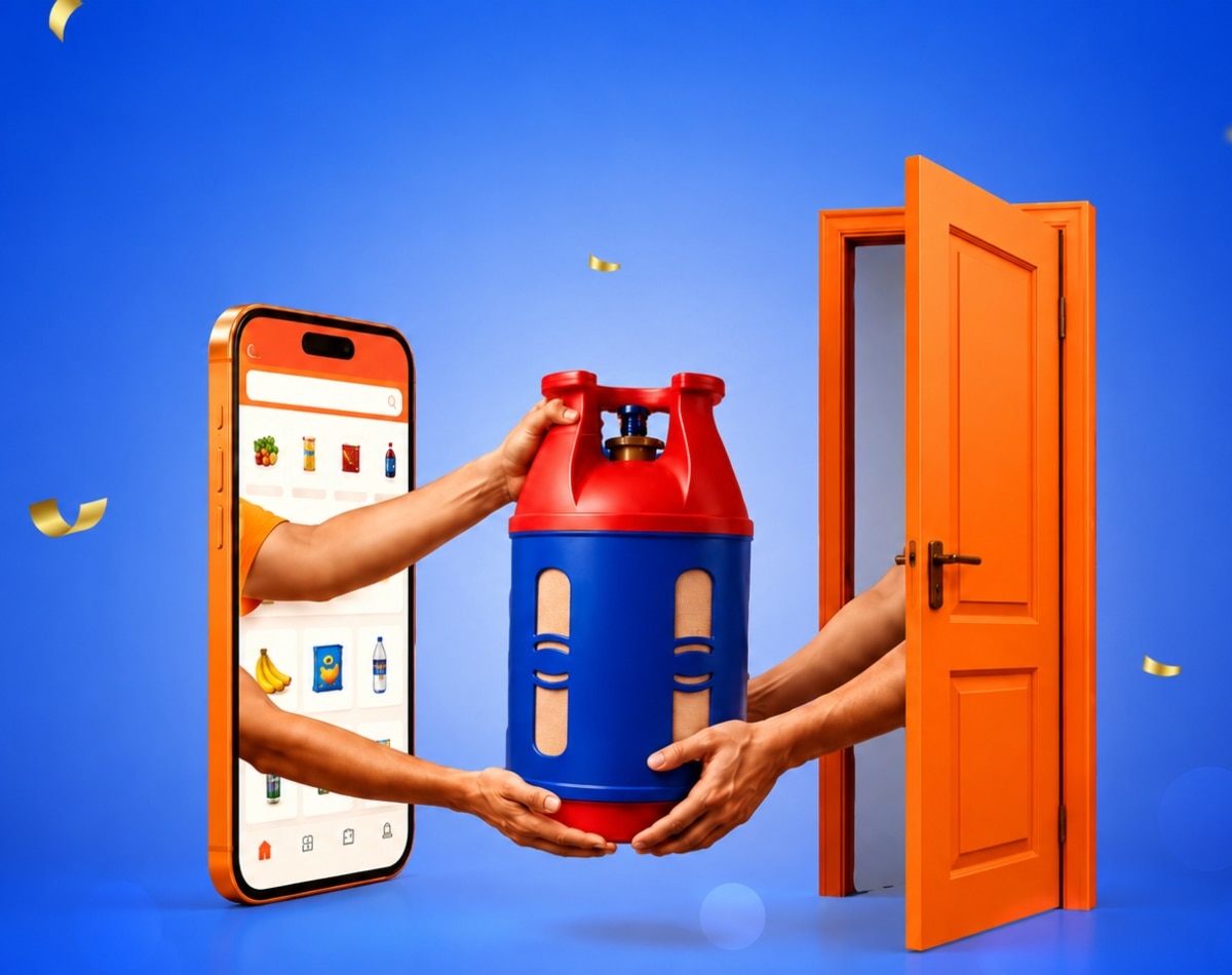 10Kg LPG Navya सिलेंडर आधे घंटे में