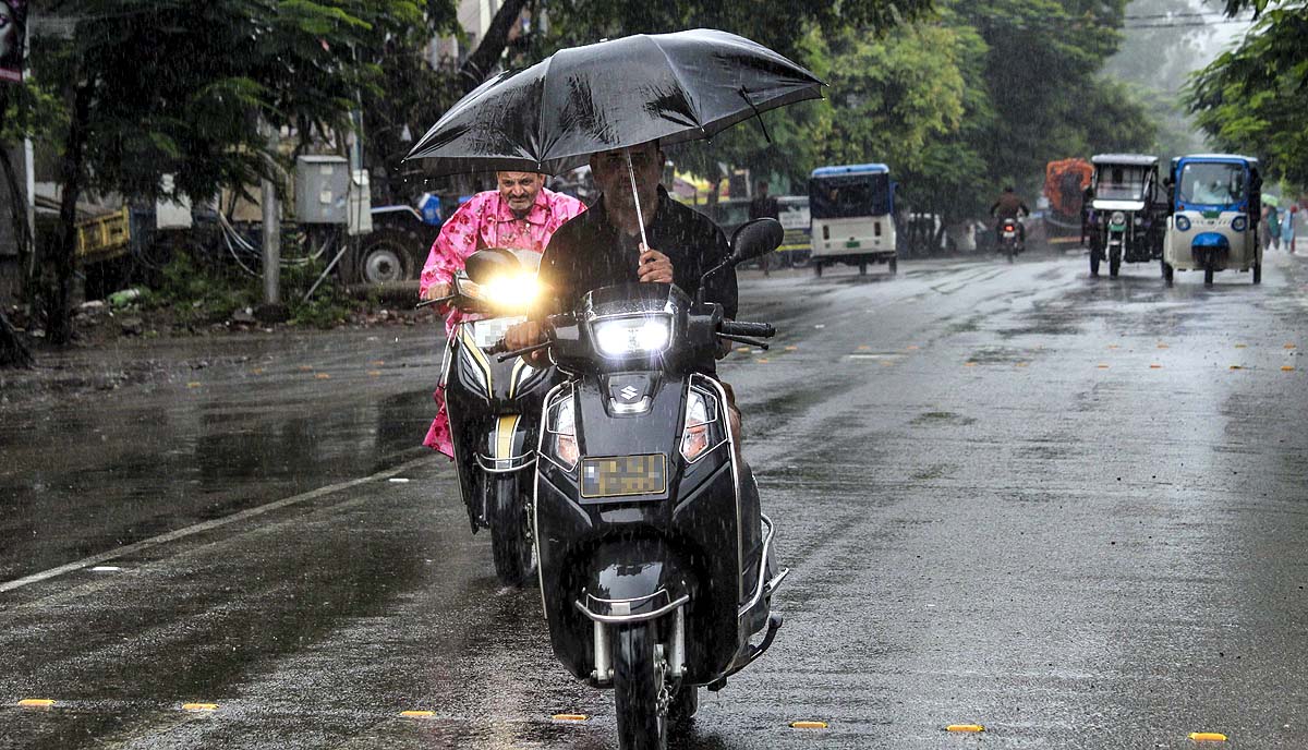 monsoon return on weekend