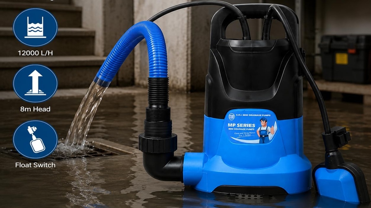 sewage pump working 