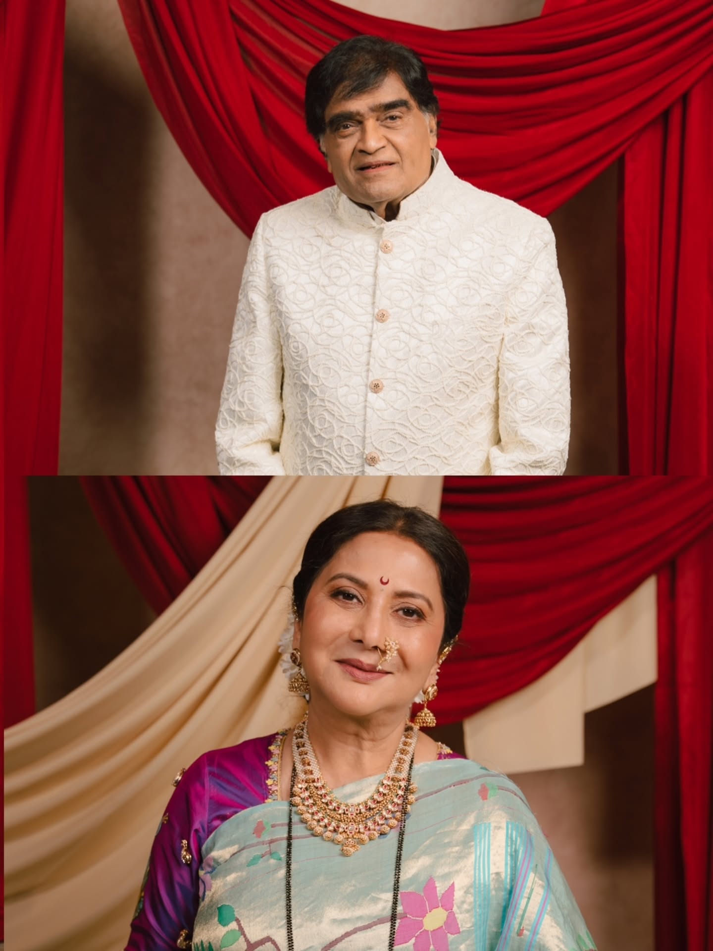 Ashok saraf second marriage with wife
