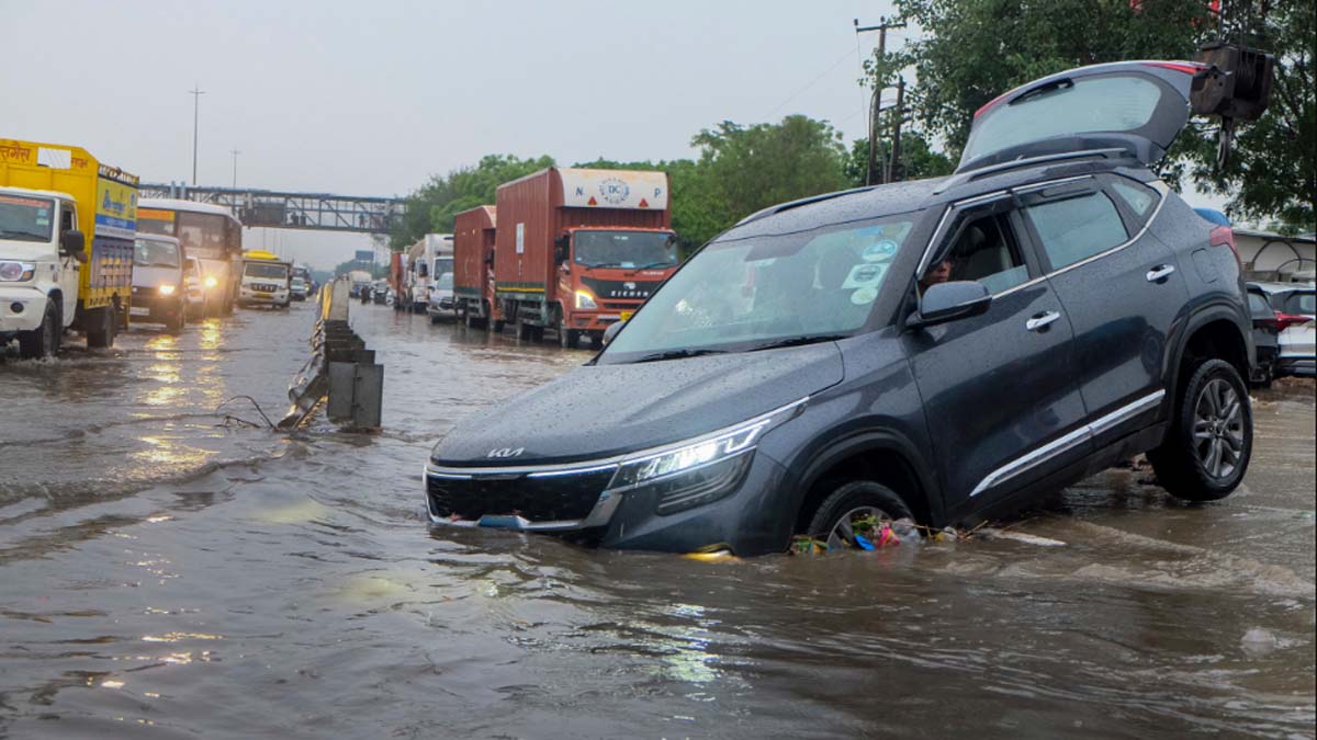 Gurugram waterlogged (Photo-ITG)