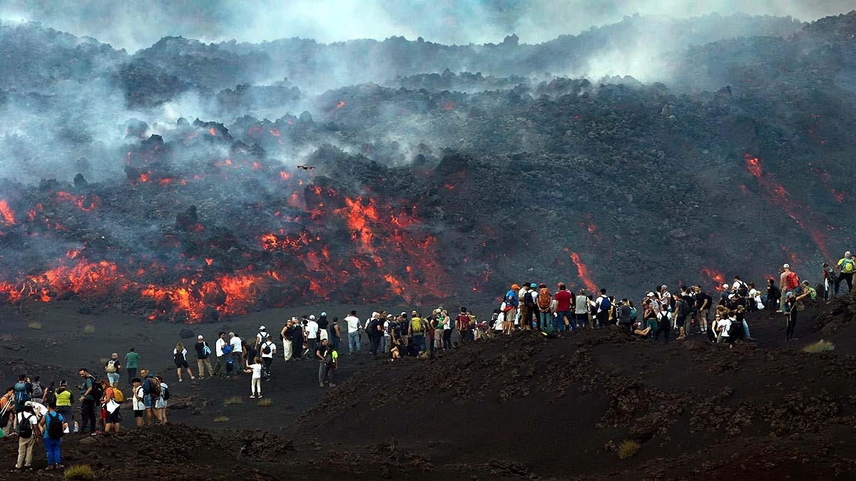 Mount Etna eruption,