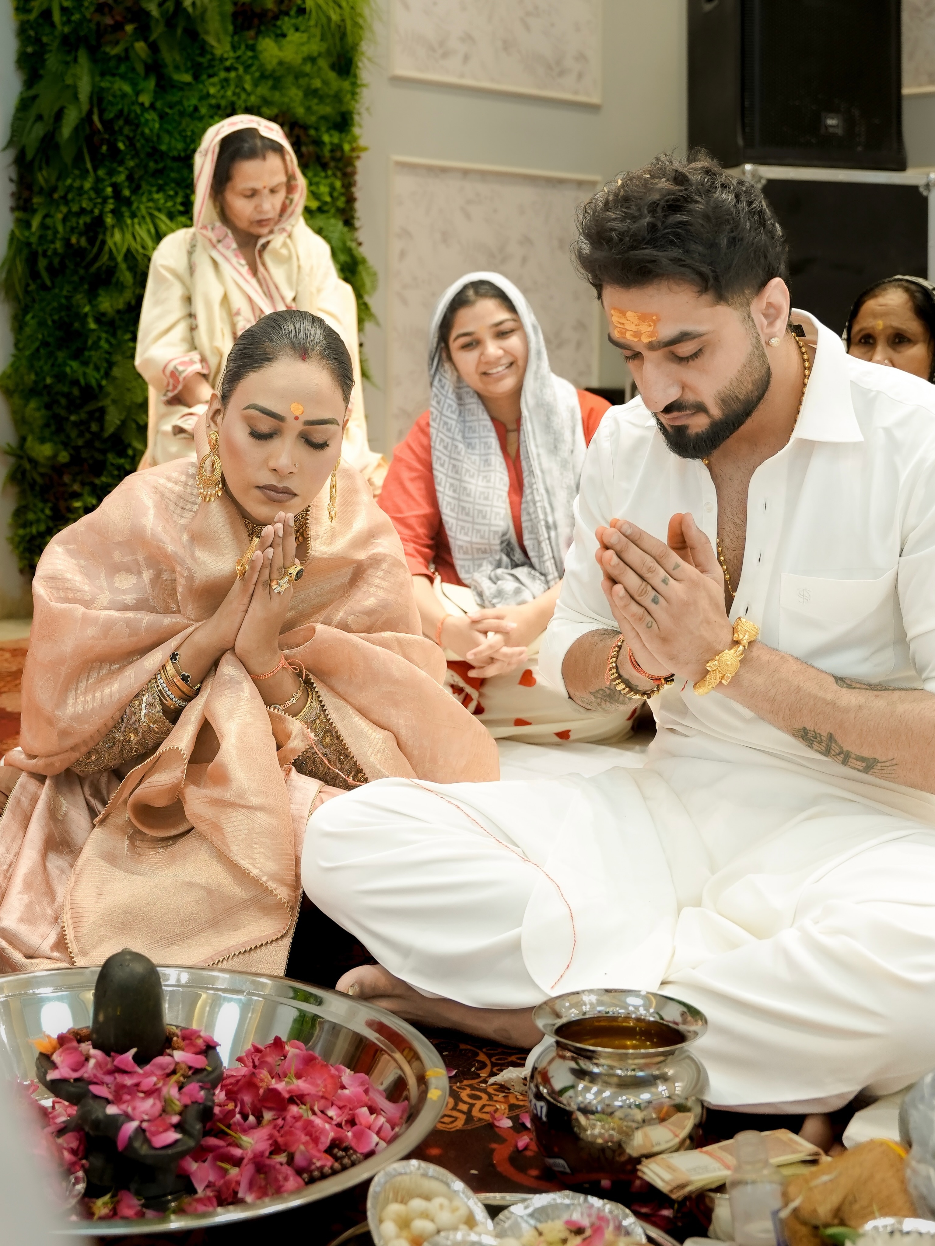 अफसाना खान ने की महादेव की पूजा
