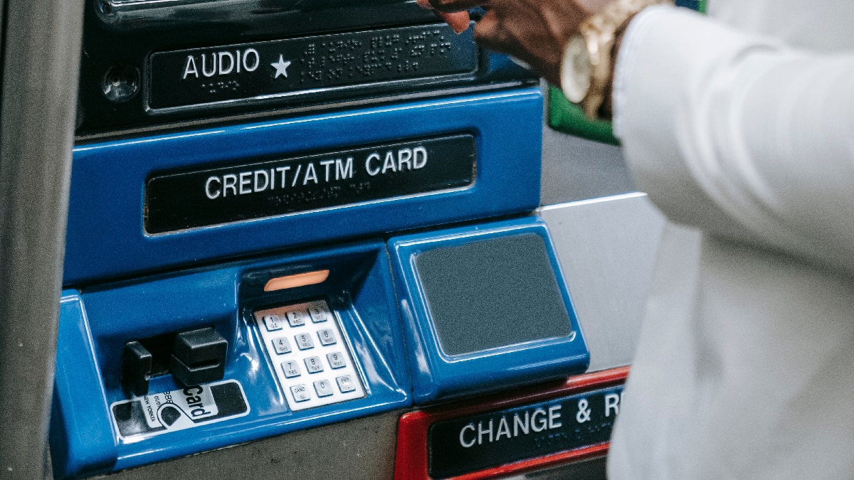 ATM blue 