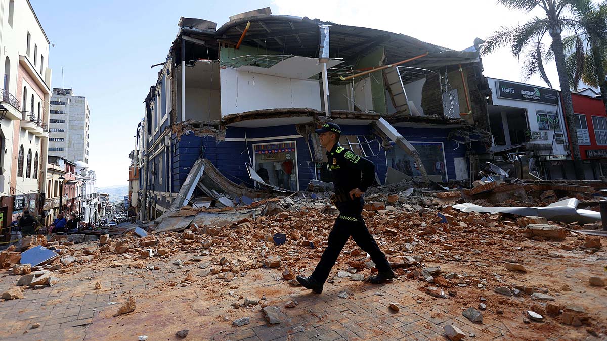 Colombia earthquake Damage