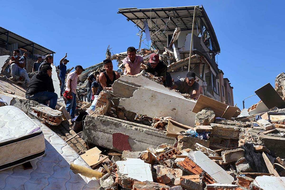 Colombia earthquake Damage
