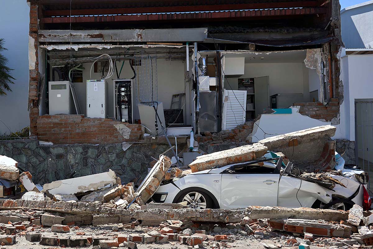 Colombia earthquake Damage