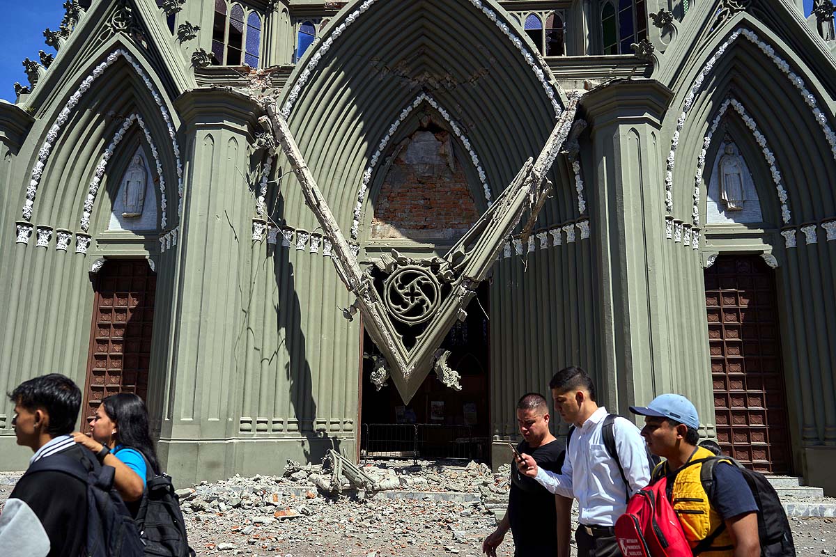 Colombia earthquake Damage