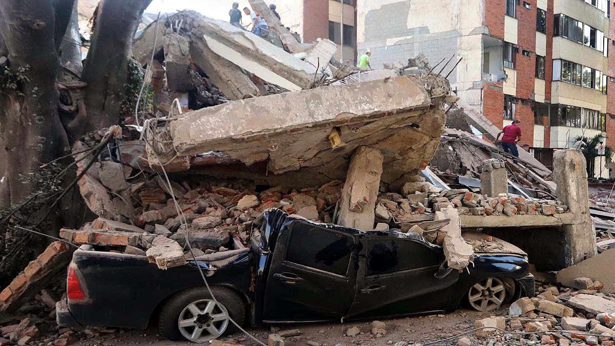Colombia earthquake Damage